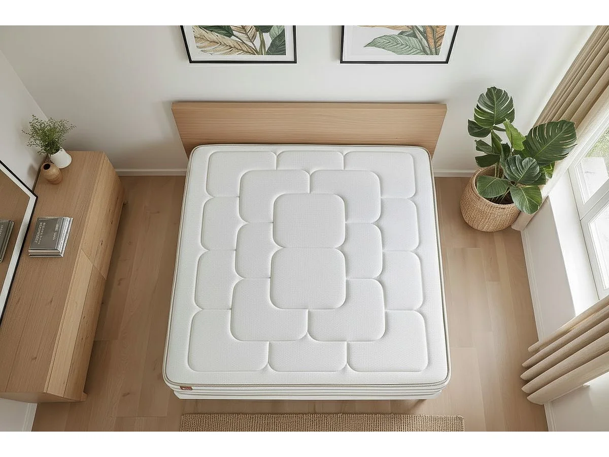 Matelas LE DOUILLET 180x200cm Mémoire de forme BioVisco - Maxi épaisseur 26cm