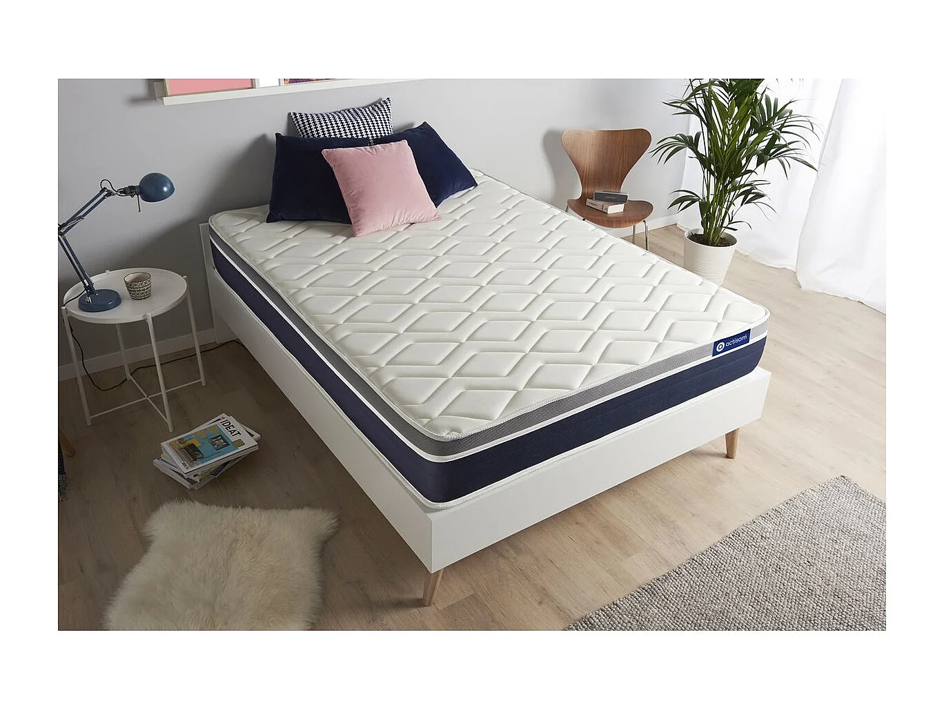 ACTIMEMO CONFORT Matelas mémoire de forme 90x190 cm Maxi épaisseur 7zones de confort