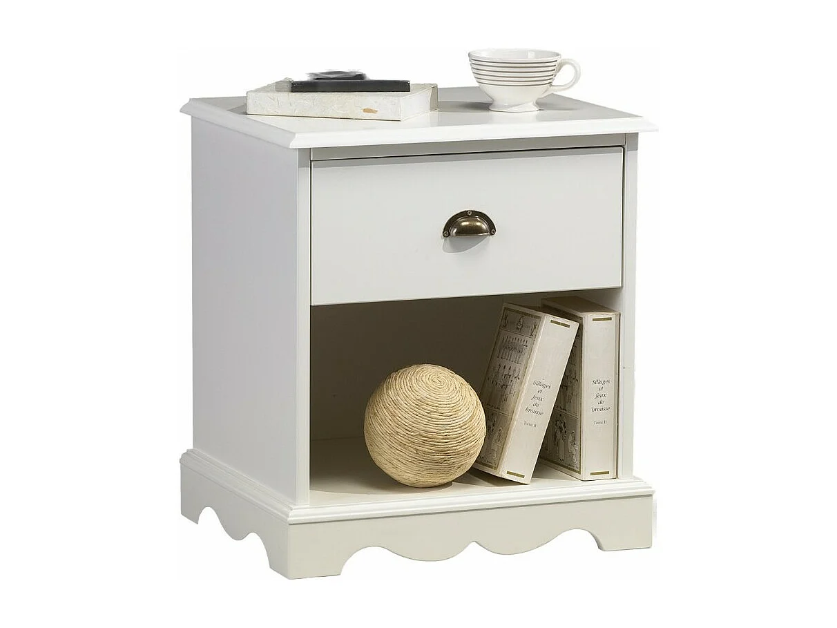 Chambre Blanche Lit 160 Armoire Chevet