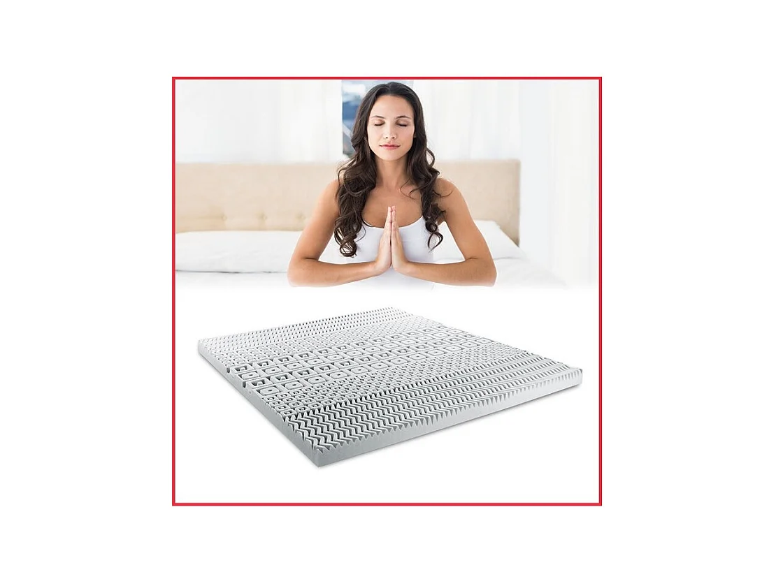 Sobrecolchón de espuma viscoelástica 90x190 cm - VitalPower