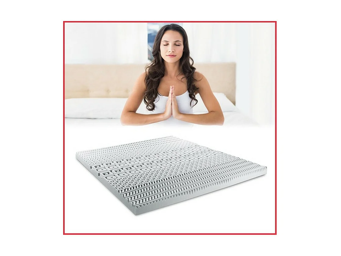 Traagschuim matras topper 140x200 cm - VitalPower