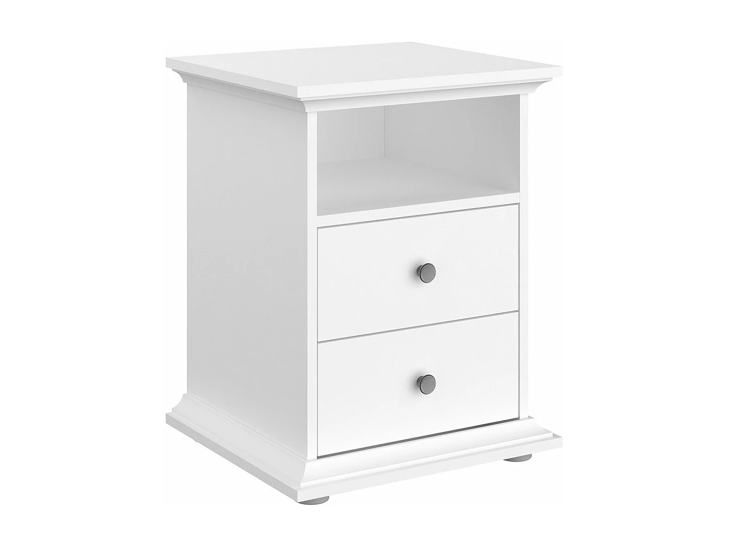 Nachtkastje 2 laden 1 vak L45 cm - Margaux