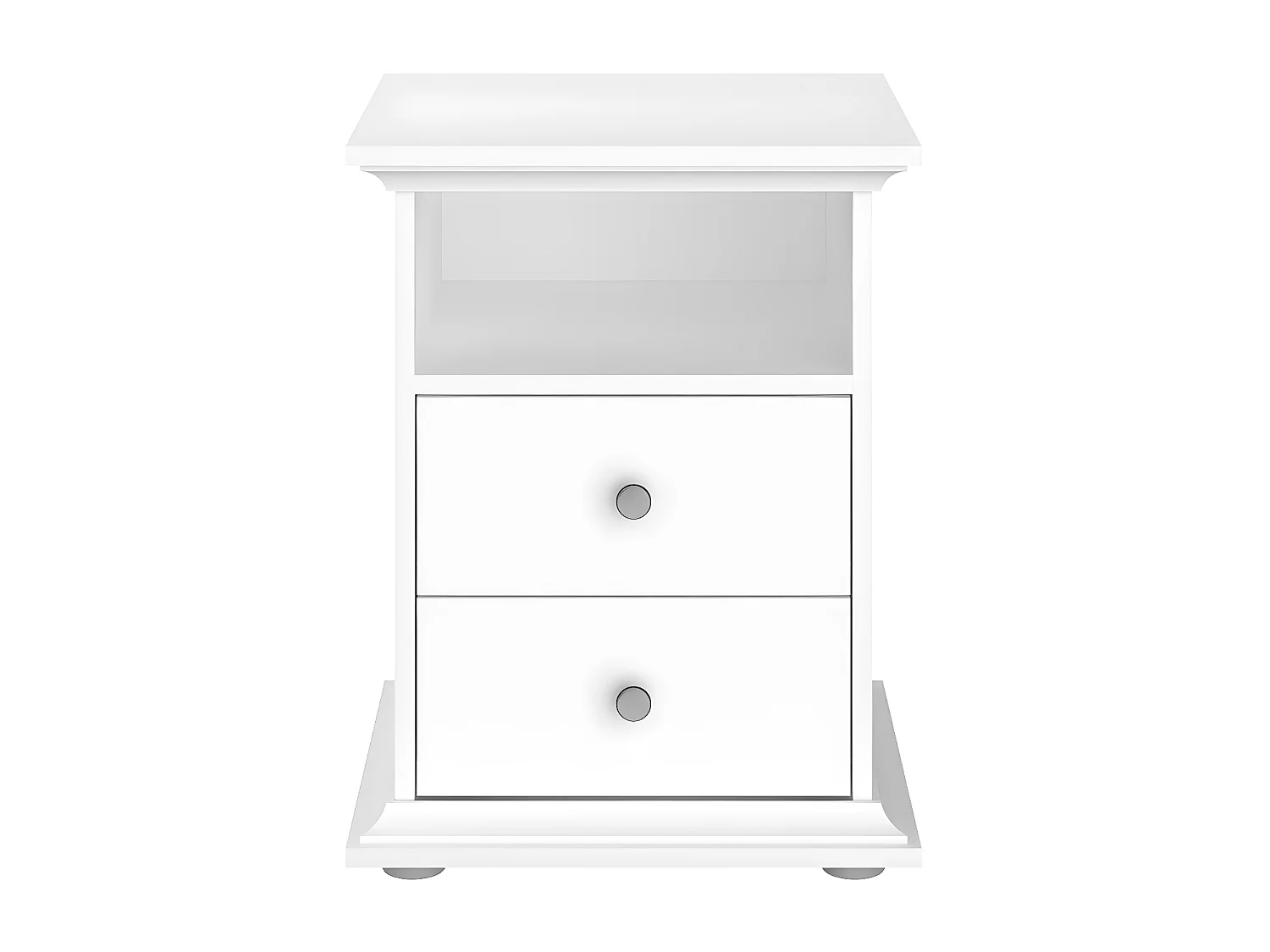 Nachtkastje 2 laden 1 vak L45 cm - Margaux