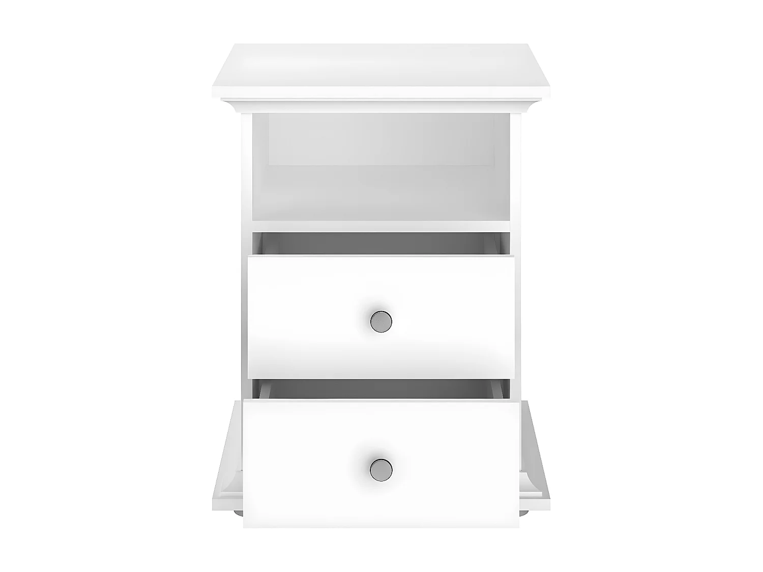 Nachtkastje 2 laden 1 vak L45 cm - Margaux