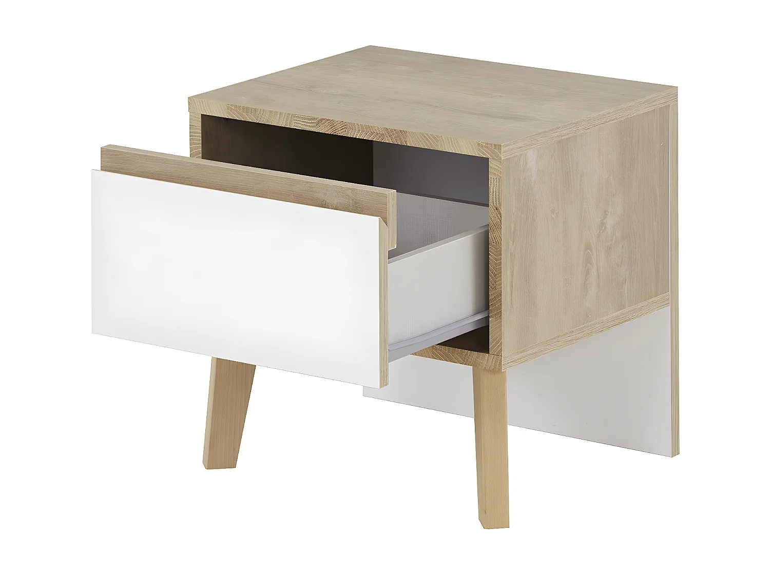 Chevet 1 tiroir Larvik - Fabrication Française