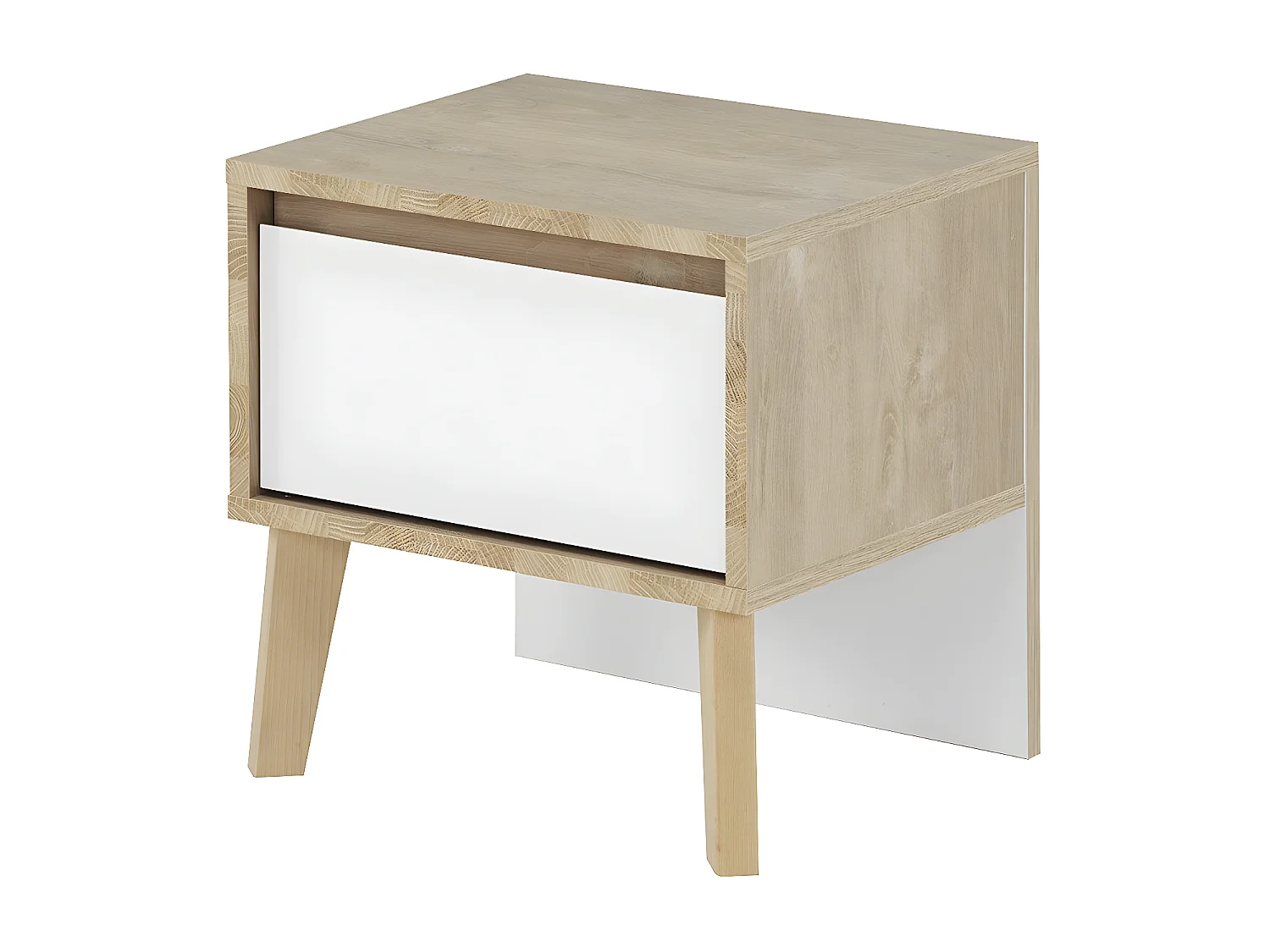 Chevet 1 tiroir Larvik - Fabrication Française