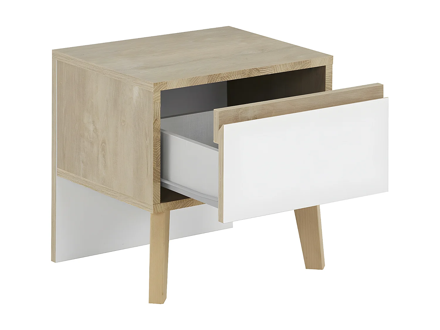 Chevet 1 tiroir Larvik - Fabrication Française