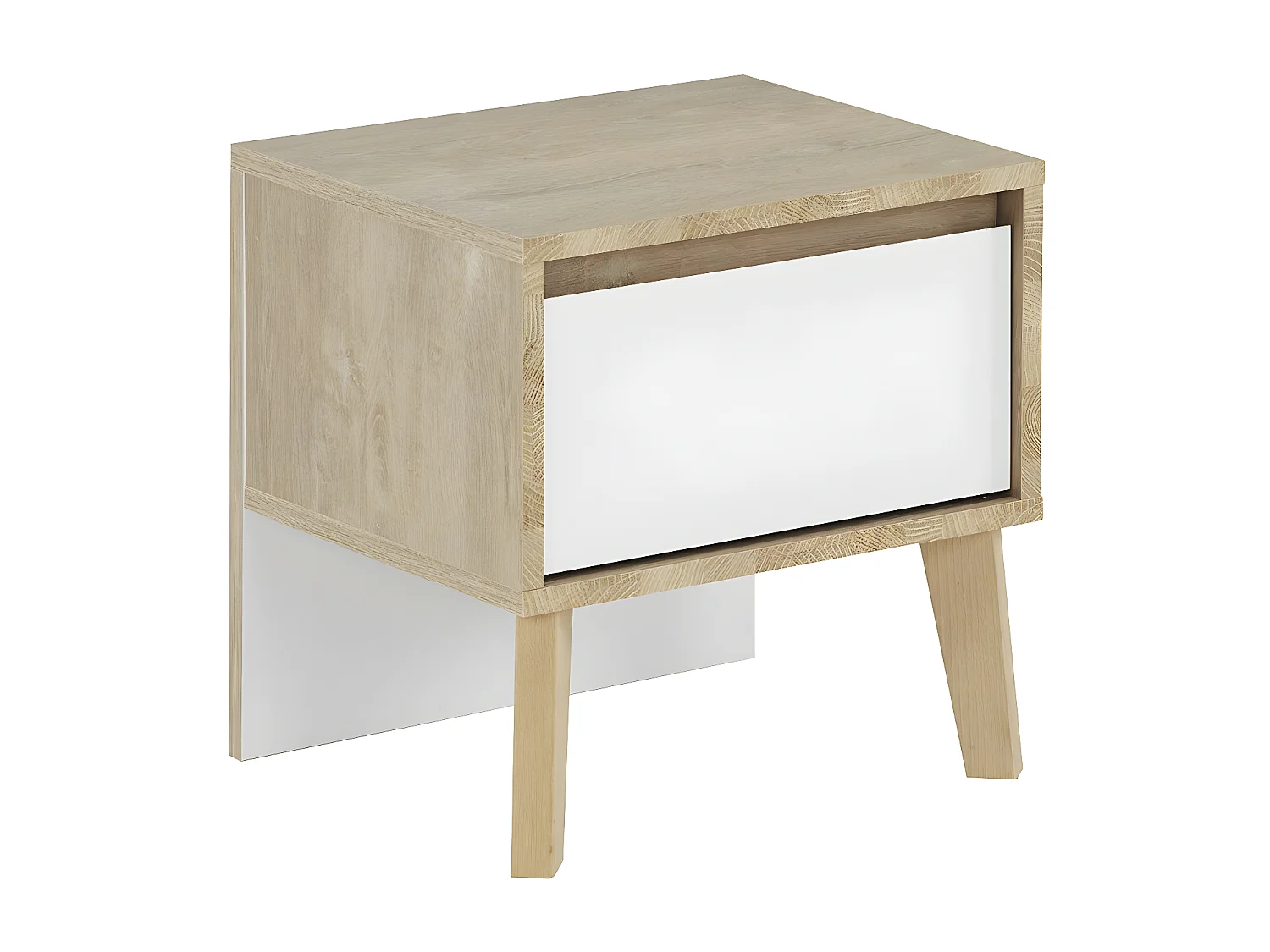 Chevet 1 tiroir Larvik - Fabrication Française