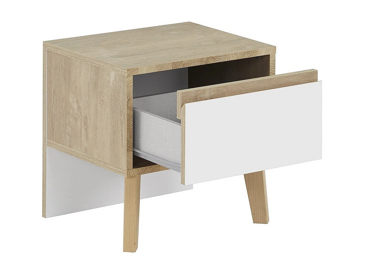 Chevet 1 tiroir Larvik - Fabrication Française