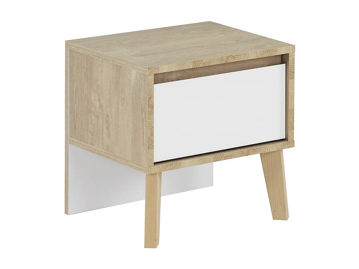 Chevet 1 tiroir Larvik - Fabrication Française
