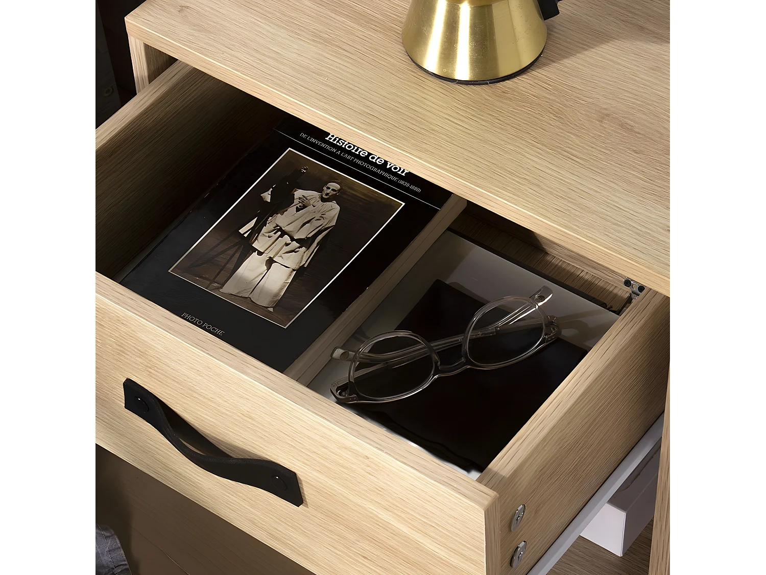 Table de chevet 1 tiroir et 1 niche