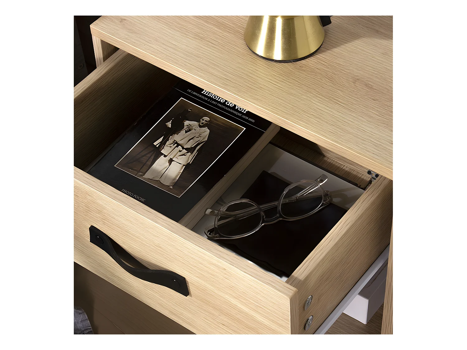 Table de chevet 1 tiroir et 1 niche