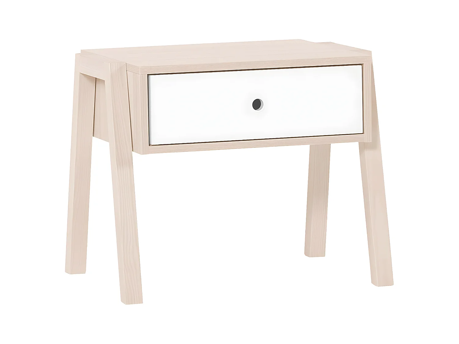 Table de chevet 1 tiroir tabouret empilable multiusage - SPOT