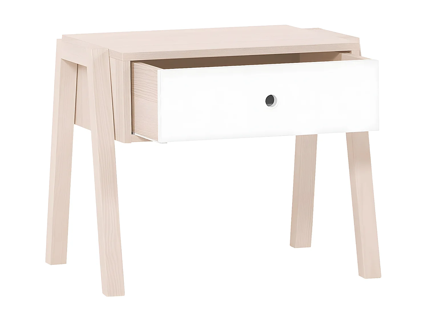 Table de chevet 1 tiroir tabouret empilable multiusage - SPOT