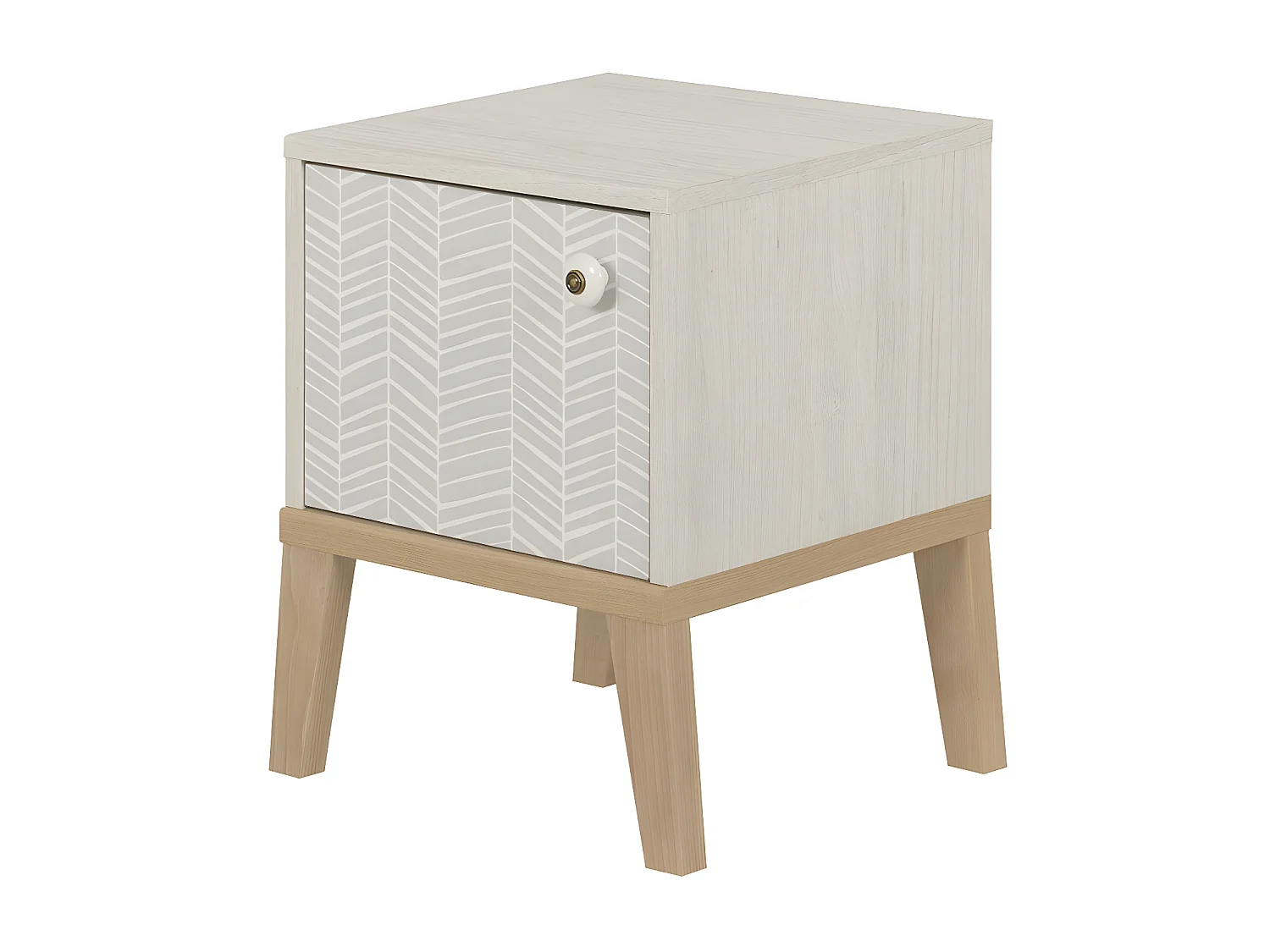 Chevet 1 porte Alika - Fabrication Française