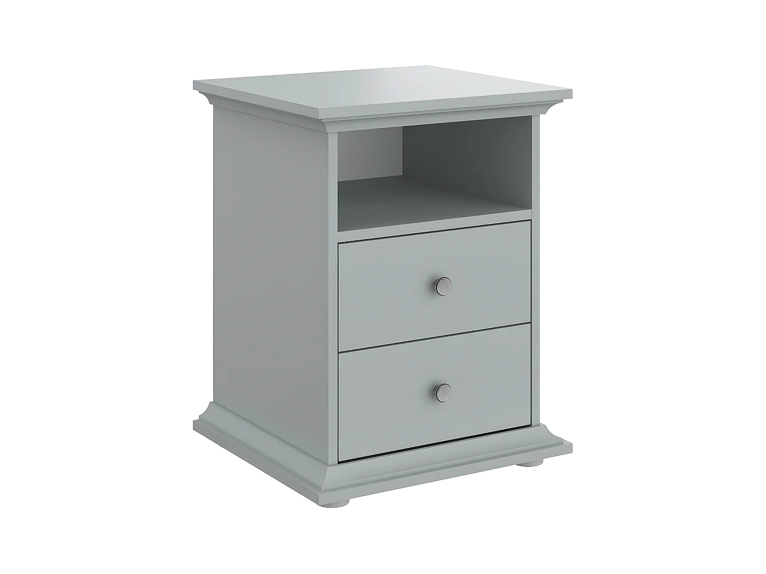 Table de Chevet 2 tiroirs 1 niche L45 cm - Margaux
