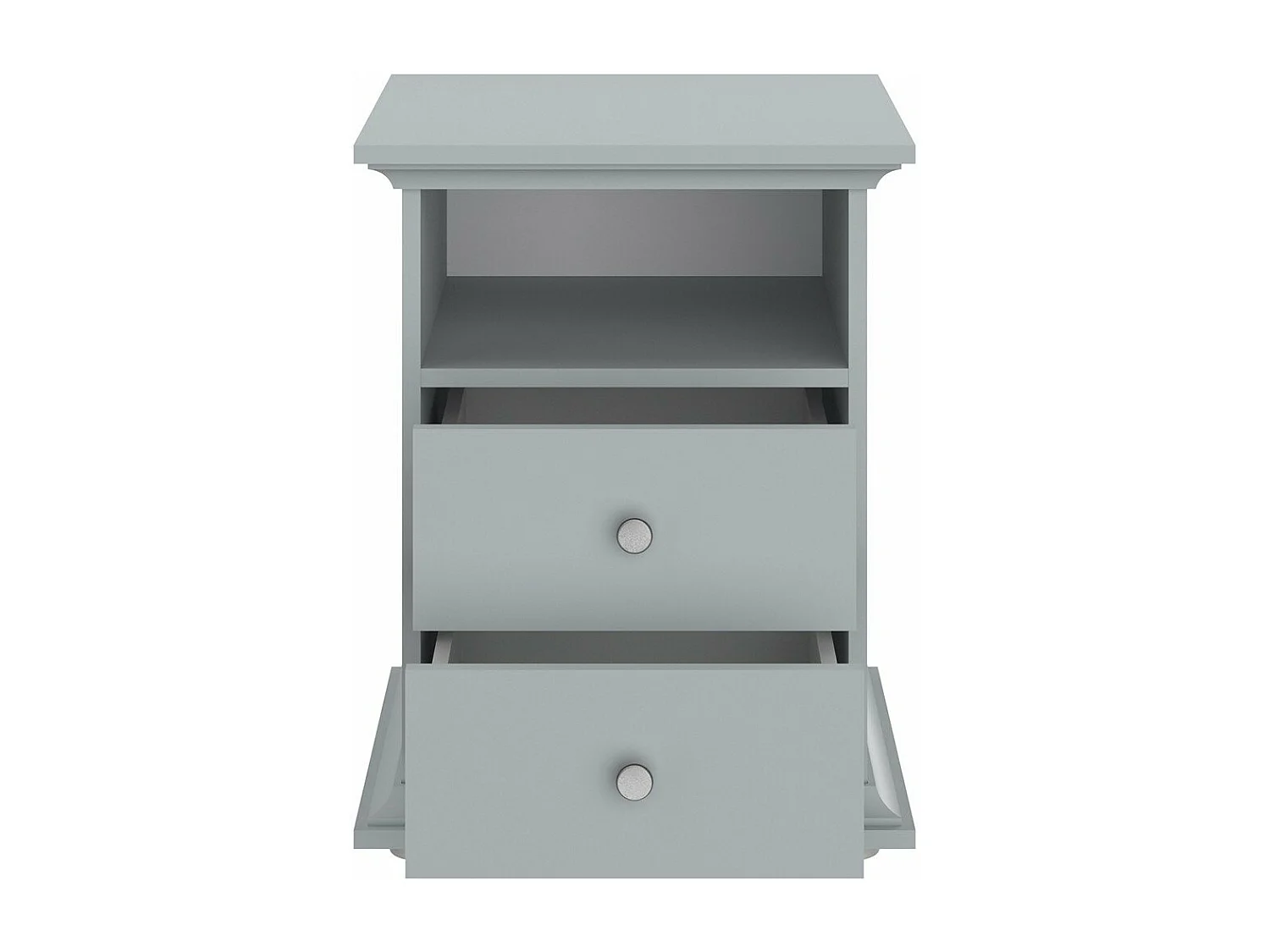 Table de Chevet 2 tiroirs 1 niche L45 cm - Margaux