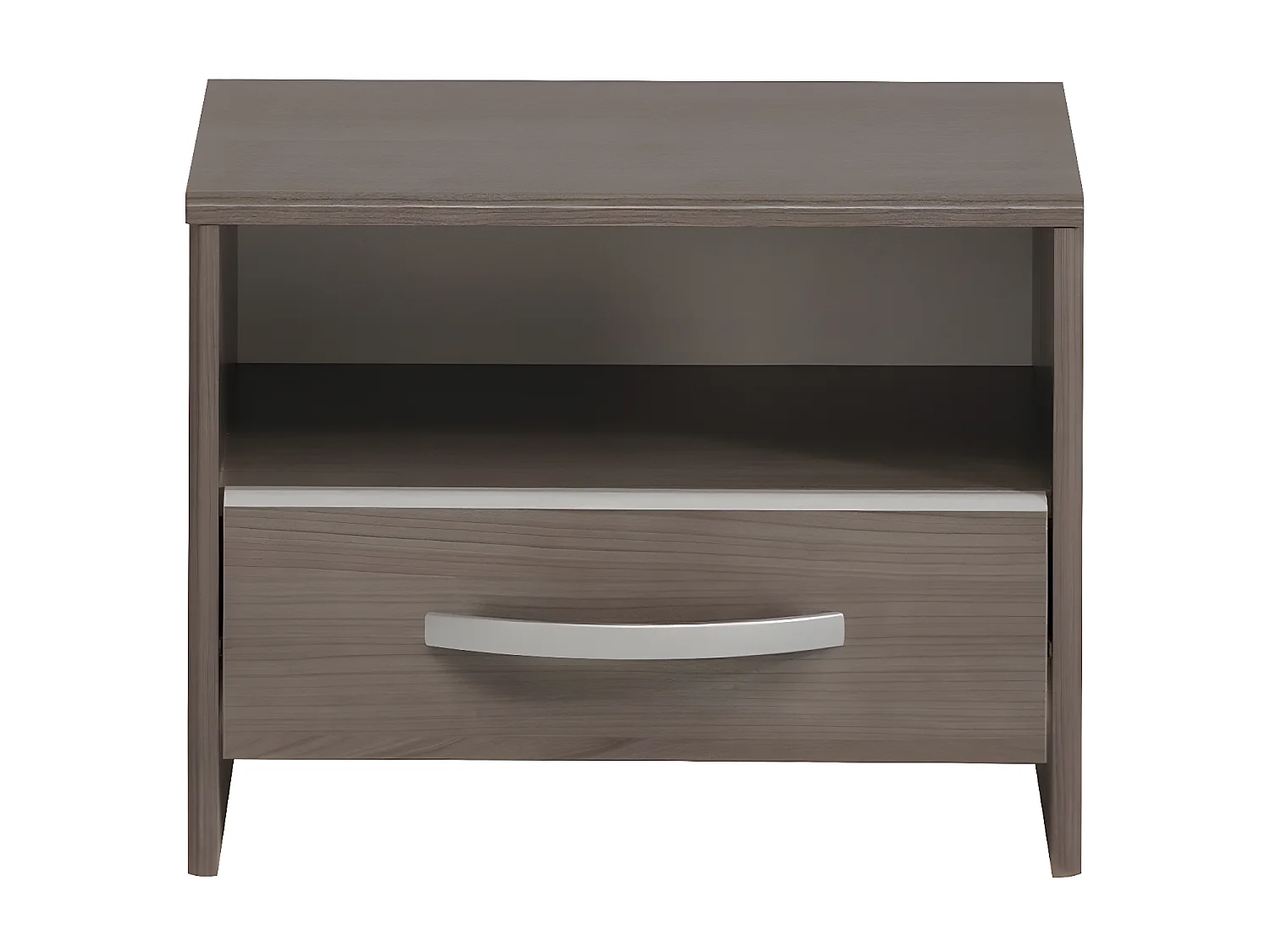 Table de Chevet 1 Tiroir 1 Niche H34.5 cm - Evo II