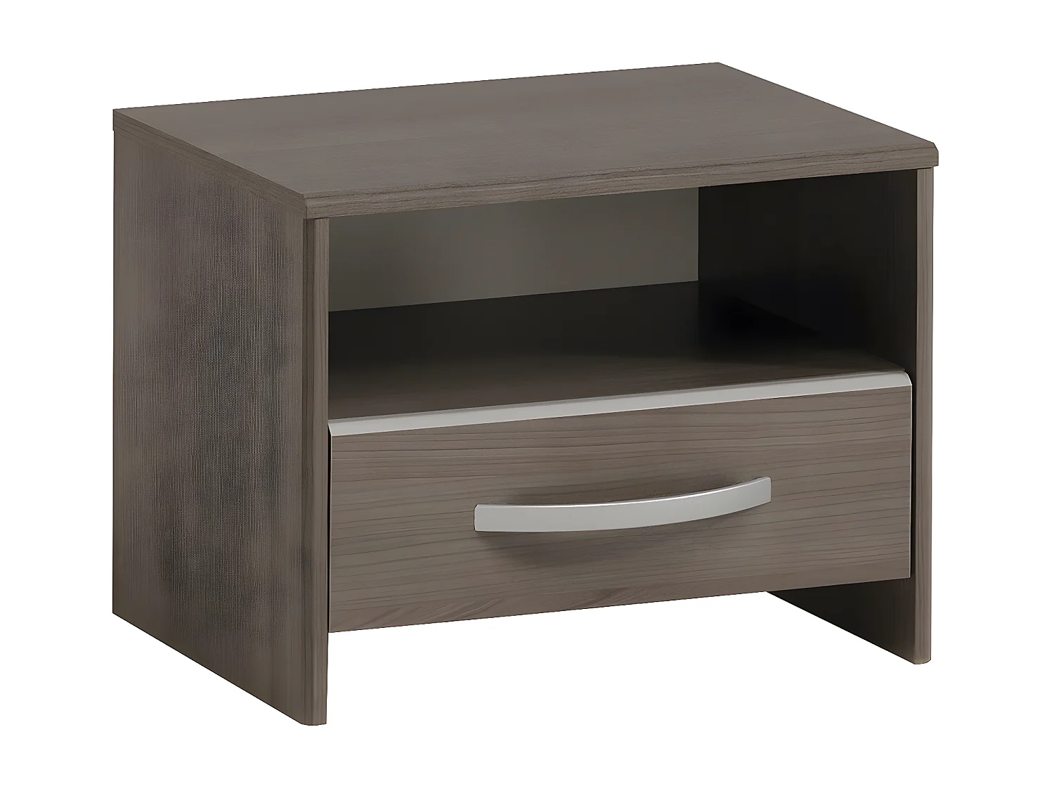 Table de Chevet 1 Tiroir 1 Niche H34.5 cm - Evo II