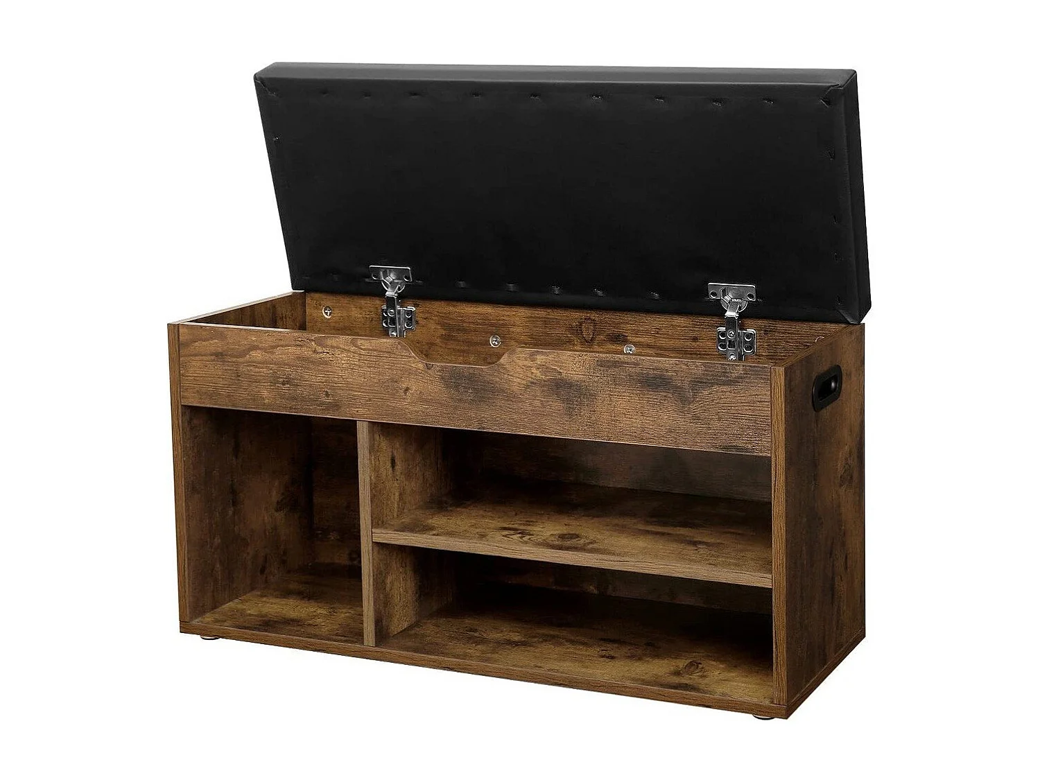 Banco para zapatos 3 compartimentos y 1 contenador - L80 cm