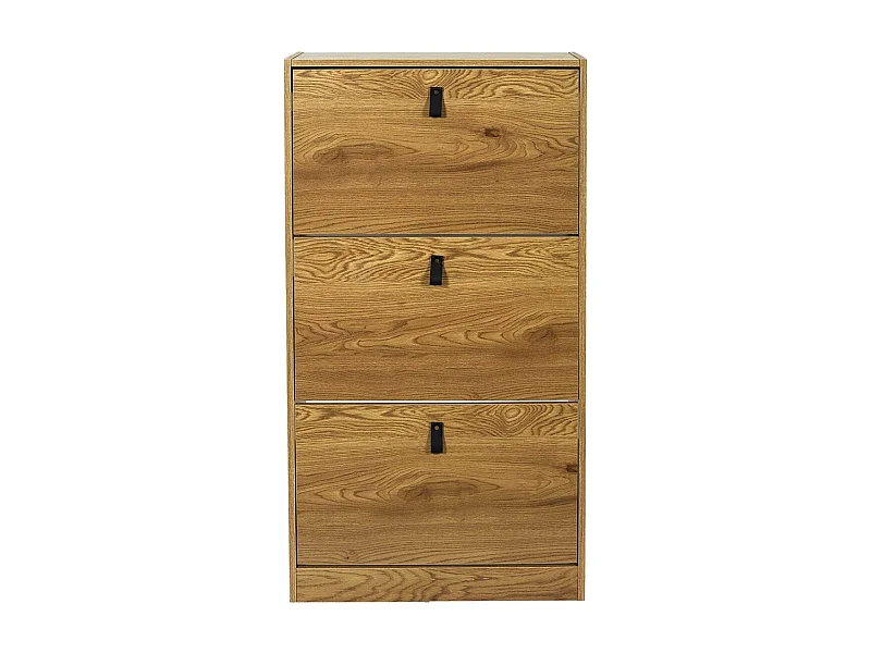 Meuble à Chaussures avec 3 Tiroirs Abattants - L63cm