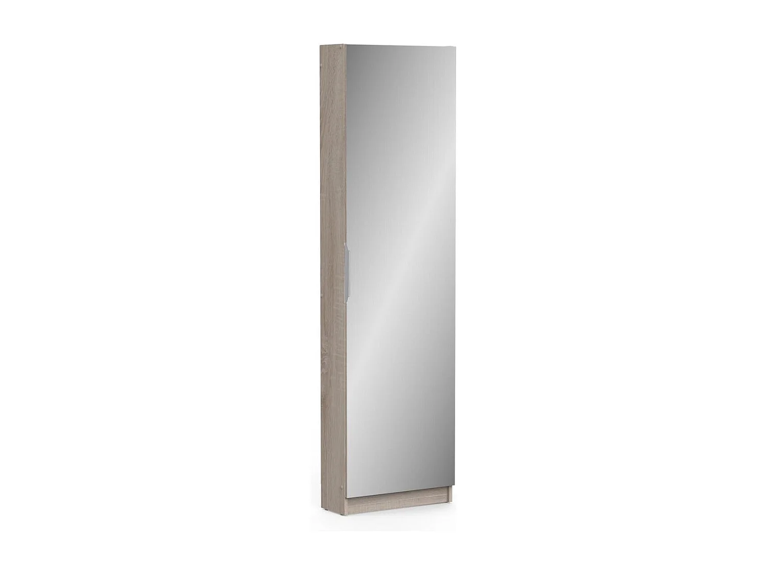 Armoire à Chaussures 1 Porte Miroir L50 cm - Zapatero