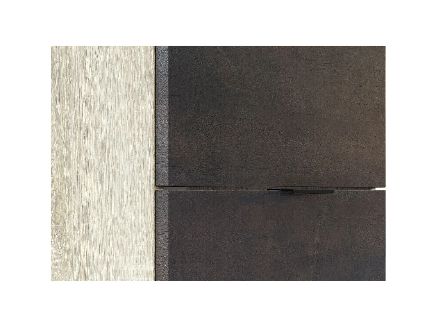 Meuble à chaussures 3 abattants et 1 porte 30 paires - L106 cm