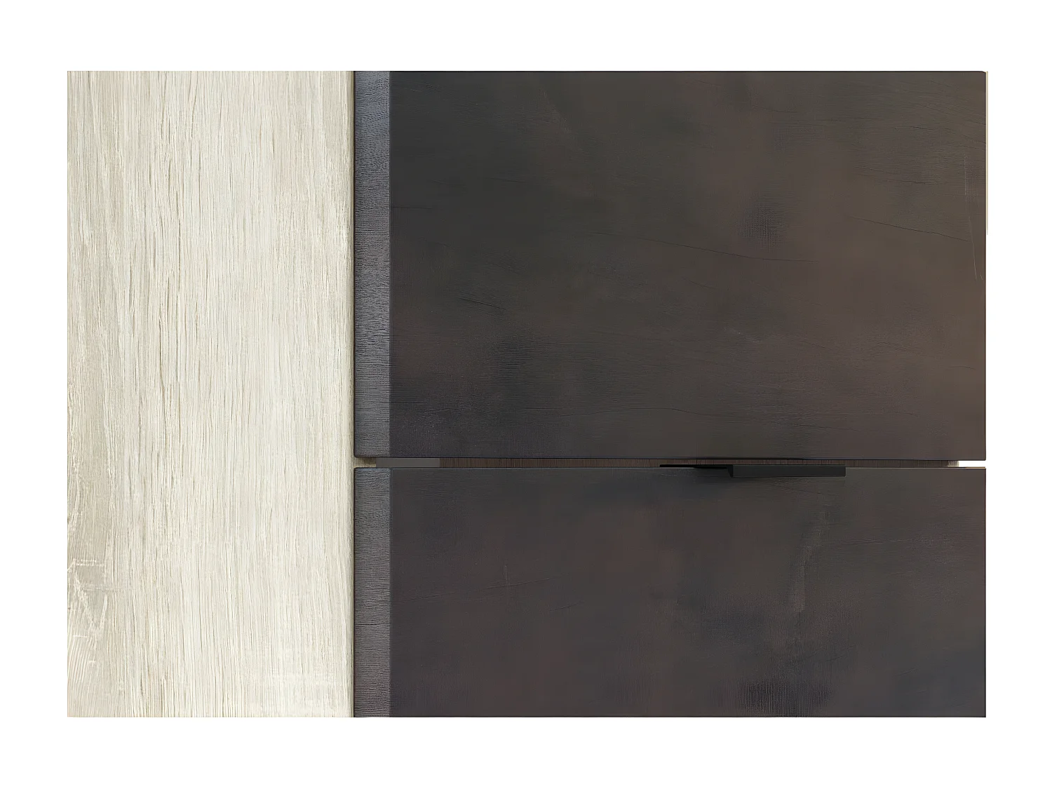 Meuble à chaussures 3 abattants et 1 porte 30 paires - L106 cm