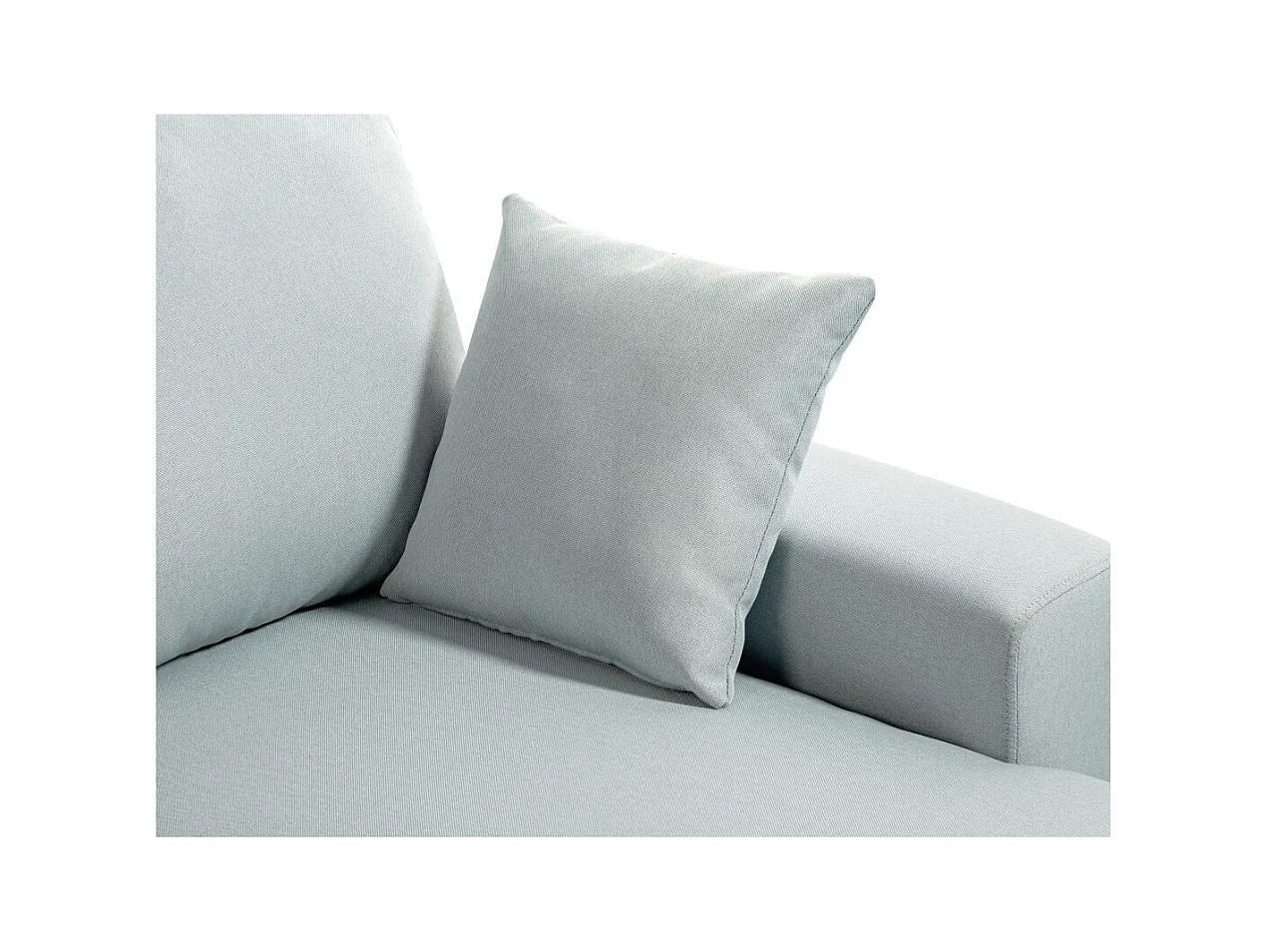 Canapé d'Angle Scandinave Réversible Convertible avec Coffre en Tissu