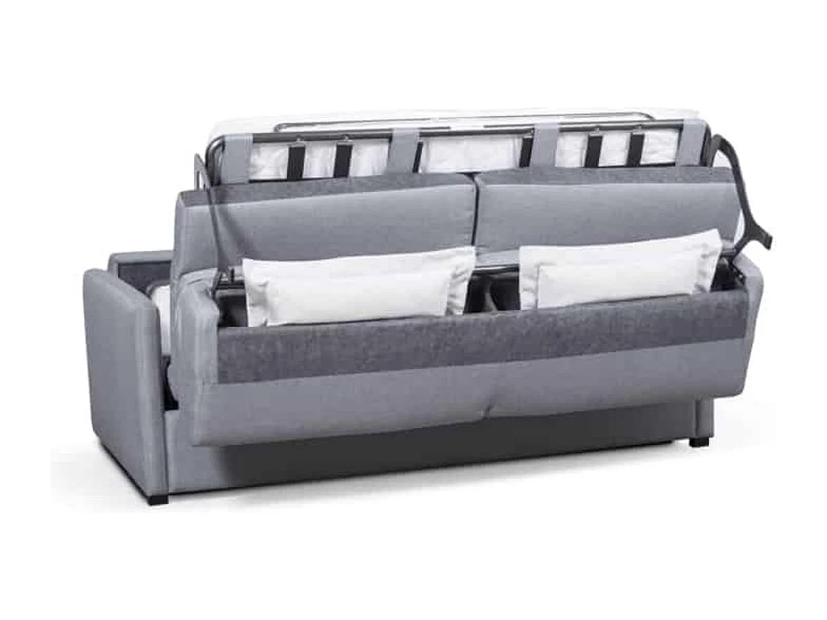 Canapé Convertible Express 3 Places en Tissu L140cm - Alice