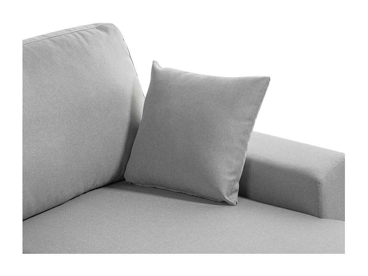 Canapé d'Angle Scandinave Réversible Convertible avec Coffre en Tissu