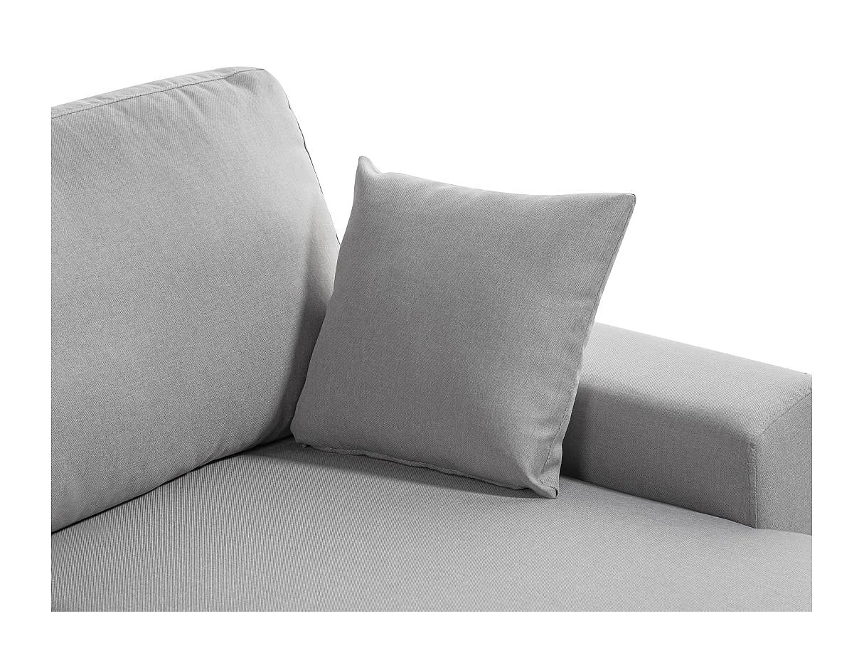 Canapé d'Angle Scandinave Réversible Convertible avec Coffre en Tissu