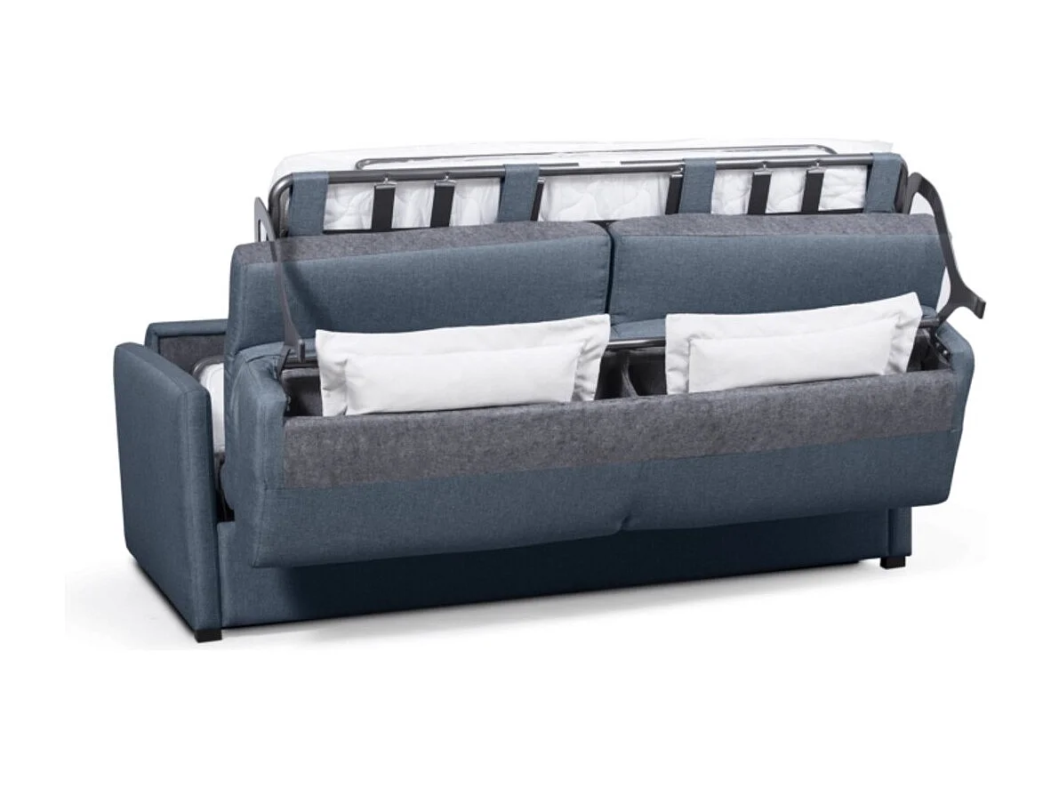 Canapé Convertible Express 3 Places en Tissu L140cm - Alice