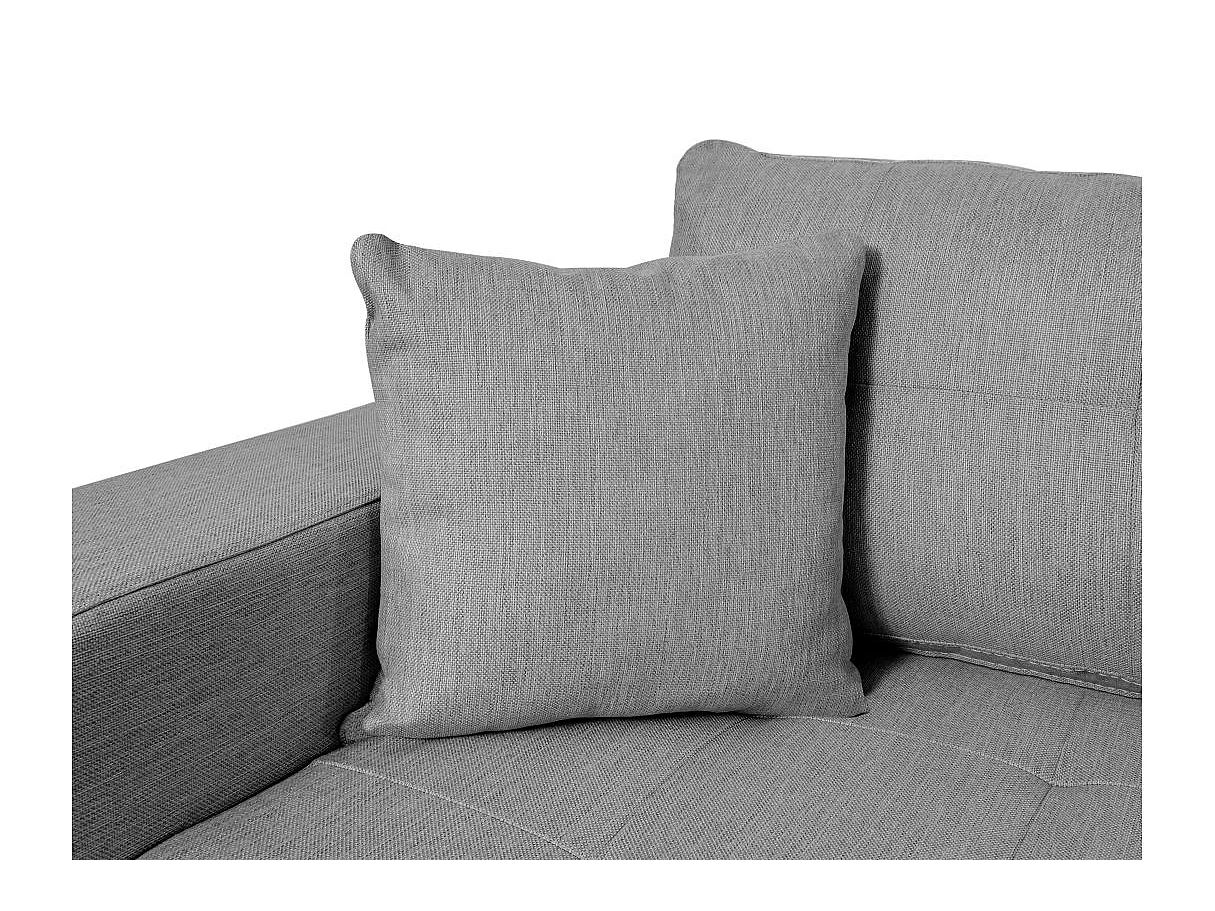 Canapé d'Angle Convertible Droit 4 Places en Tissu