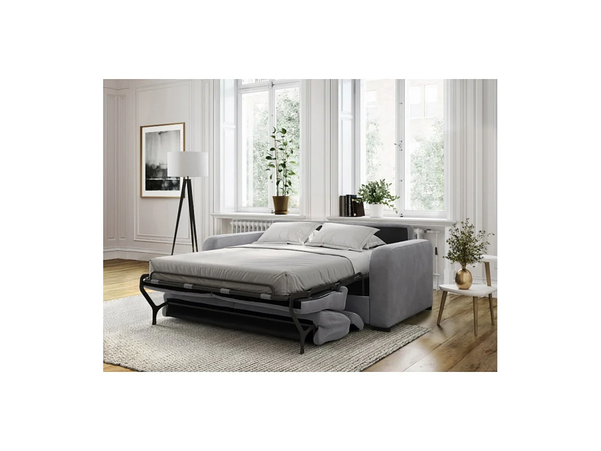 Canapé Convertible Express 3 Places en Tissu L200cm - Alice