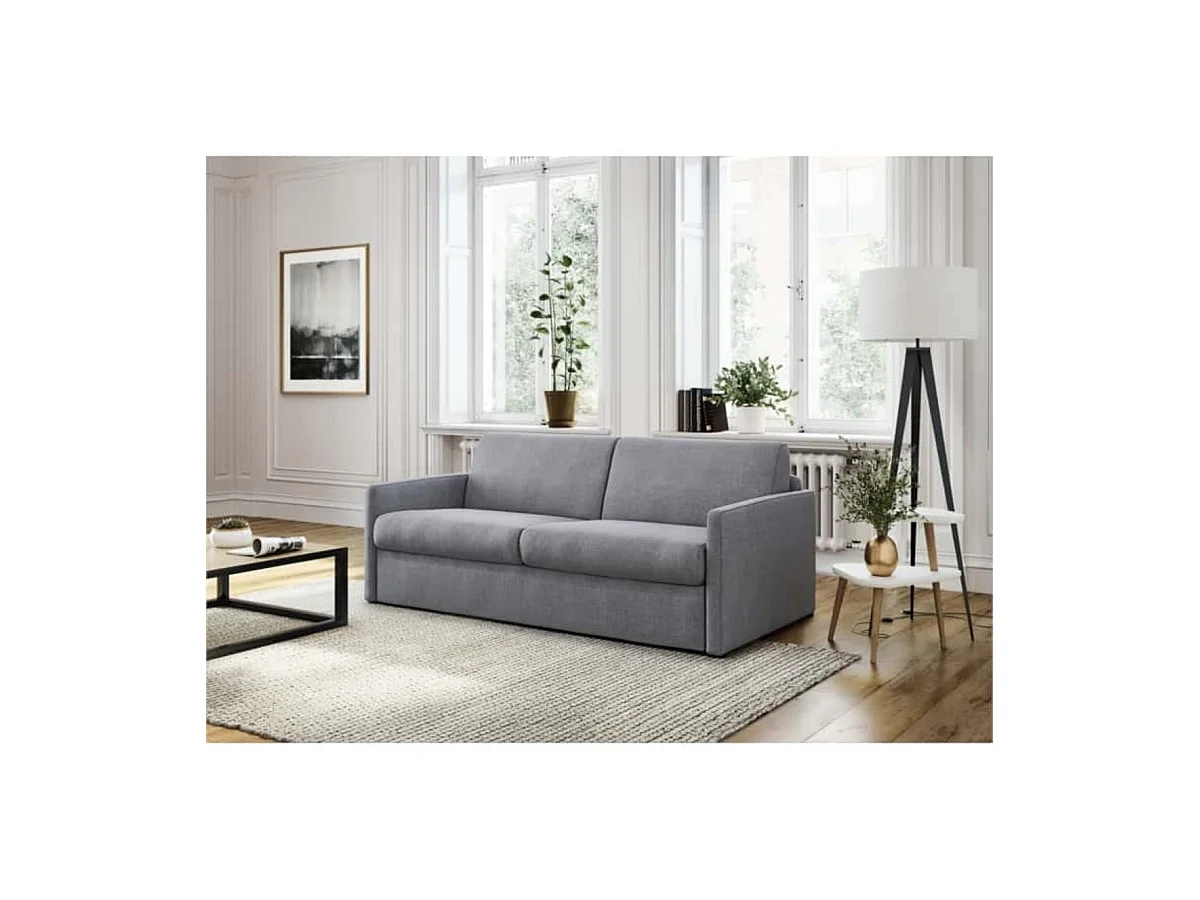 Canapé Convertible Express 3 Places en Tissu L200cm - Alice