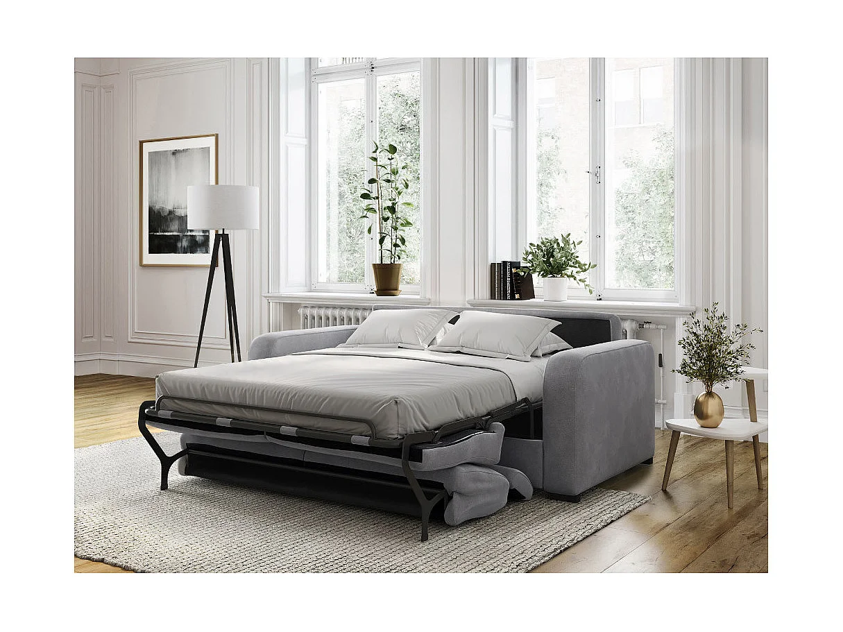 Canapé Convertible Express 3 Places en Tissu L200cm - Alice