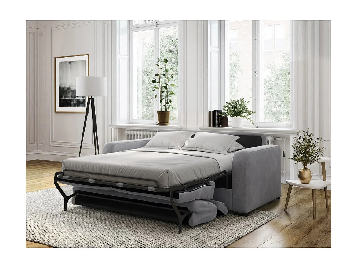 Canapé Convertible Express 3 Places en Tissu L200cm - Alice