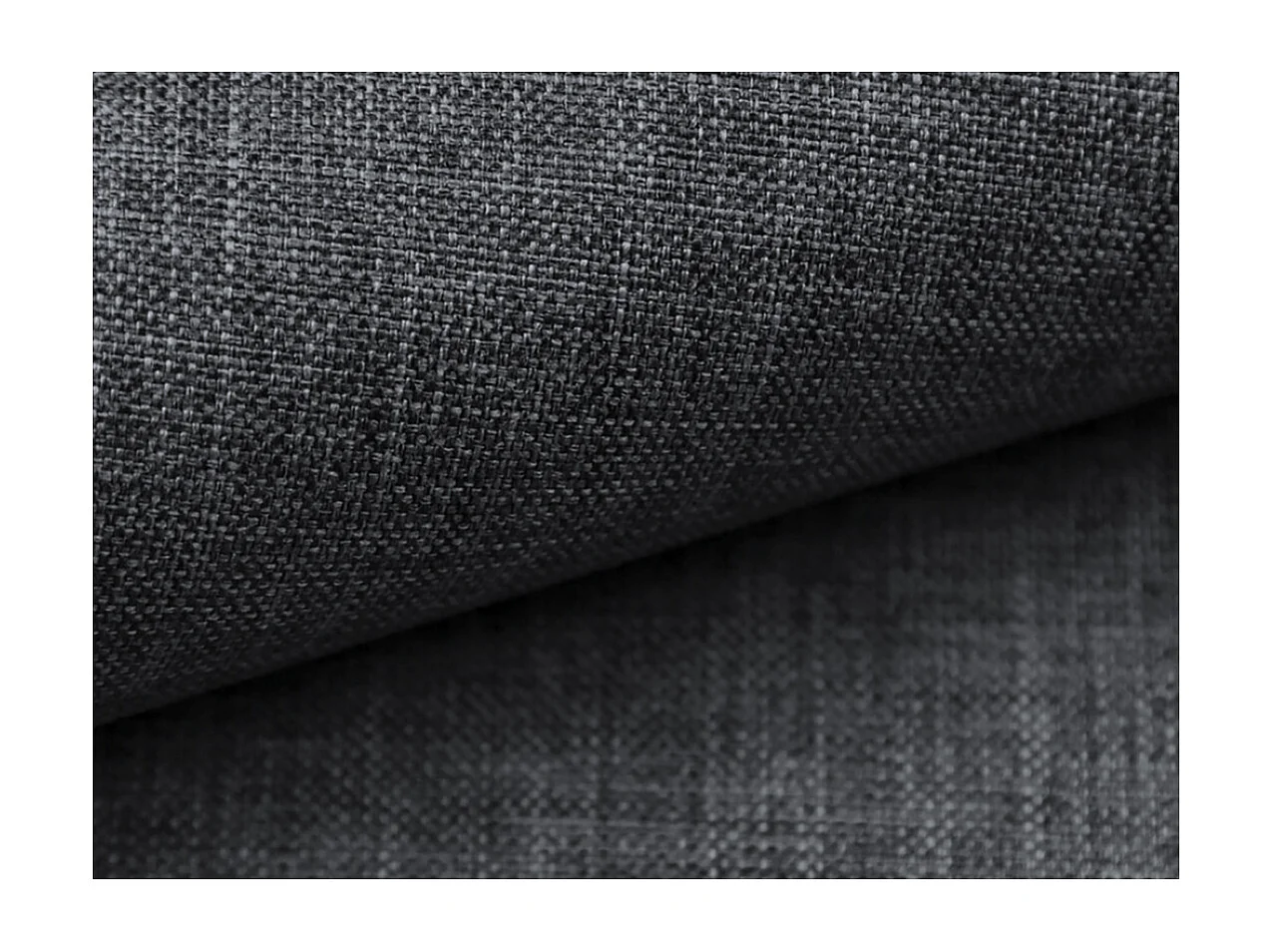 Canapé convertible express 3 places en tissu gris anthracite ALICE