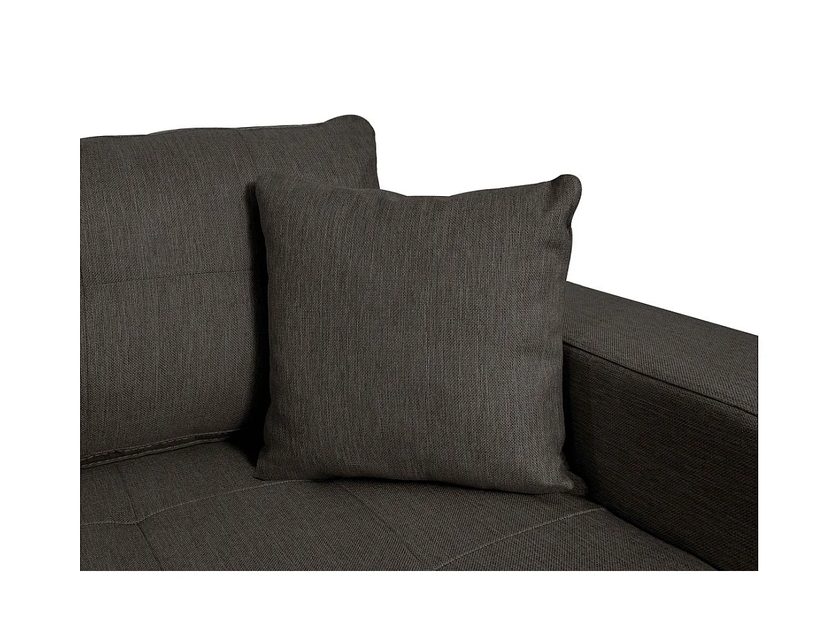 Canapé d'Angle Convertible Gauche 4 Places en Tissu