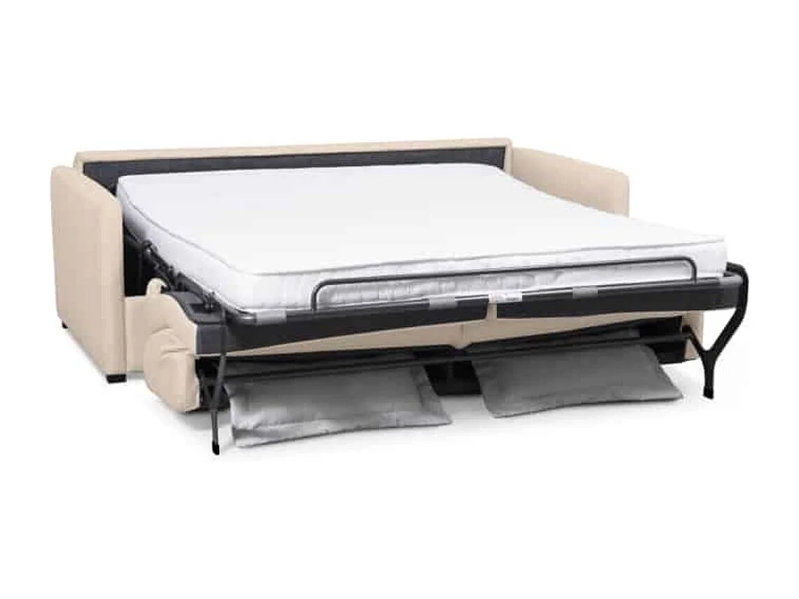 Canapé Convertible Express 3 Places en Tissu L140cm - Alice