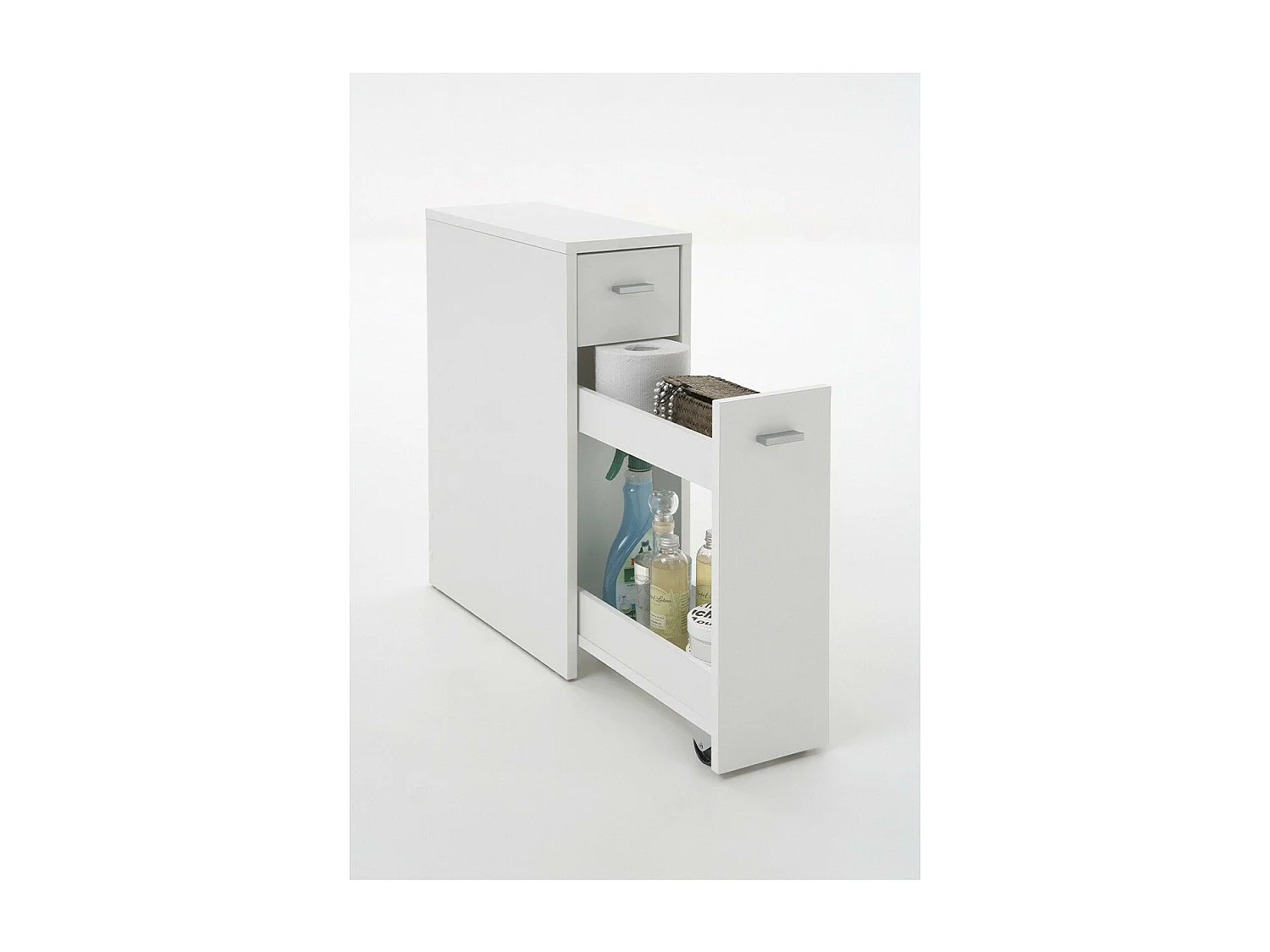 Petit Meuble Gain de Place 2 Tiroirs L20cm - Denia