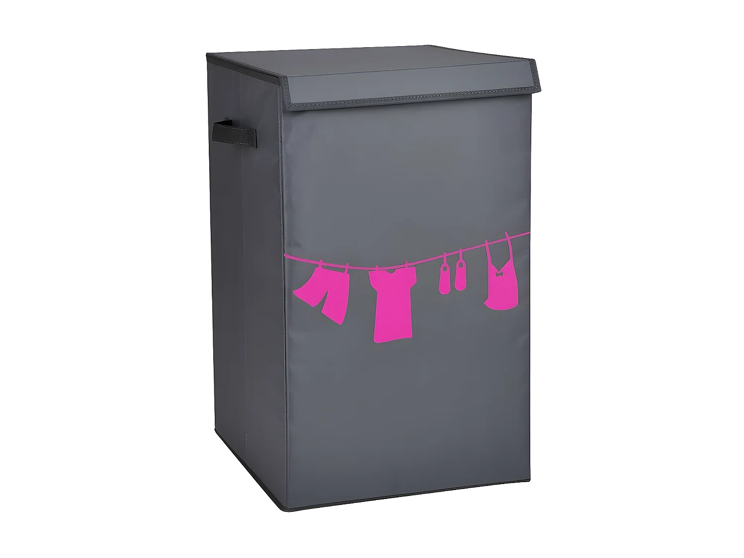 Cesta plegable para ropa con tapa