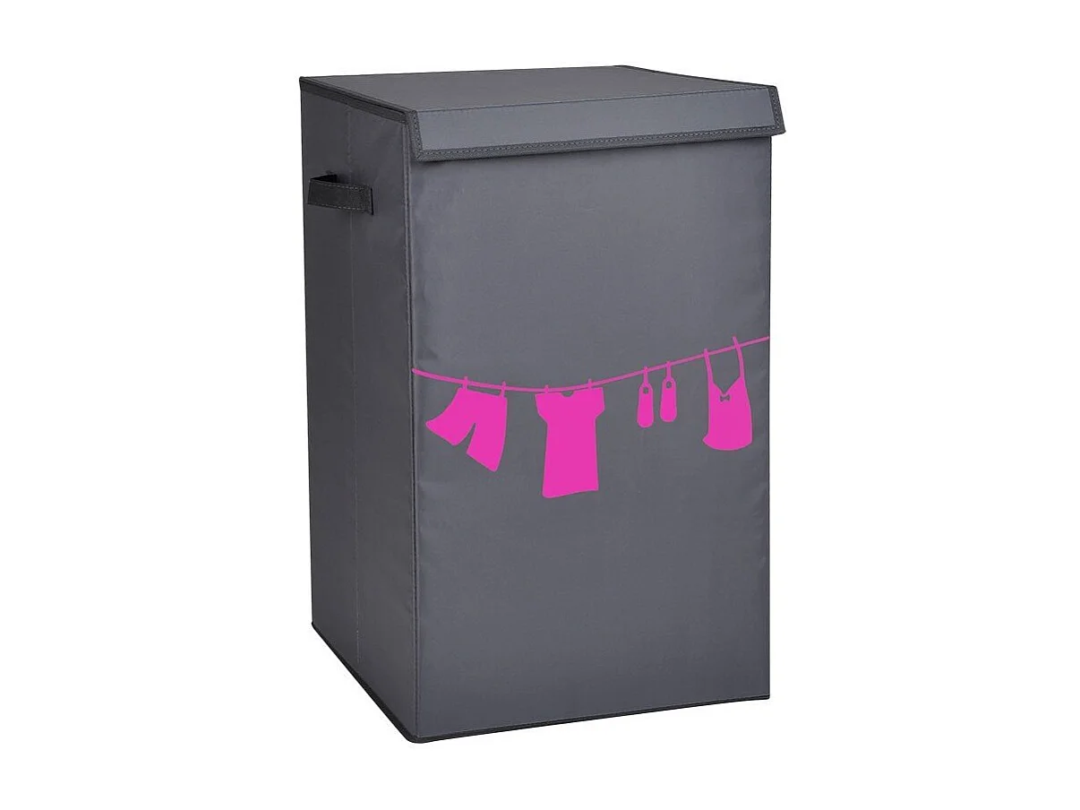 Faltbarer Wäschekorb mit Deckel