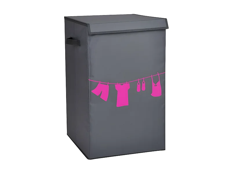 Faltbarer Wäschekorb mit Deckel