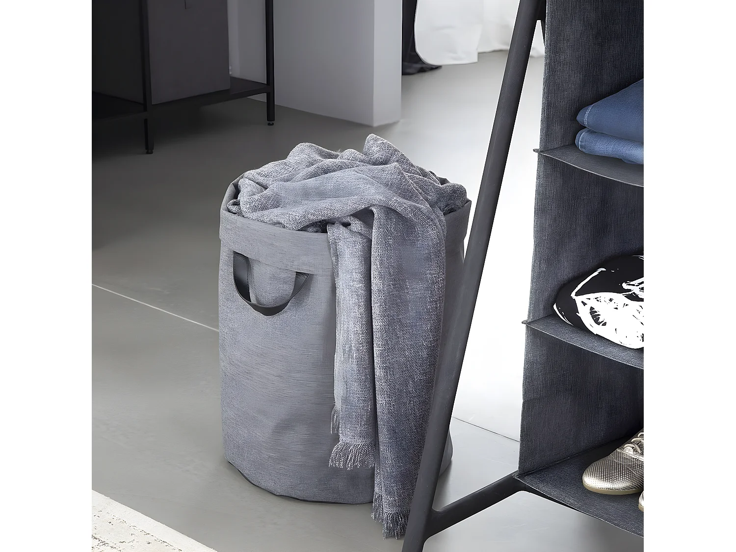 Panier à linge haut avec poignées  Dia. 40cm