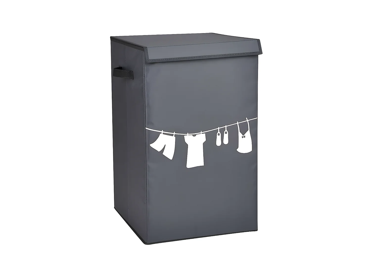 Panier à linge pliant avec couvercle