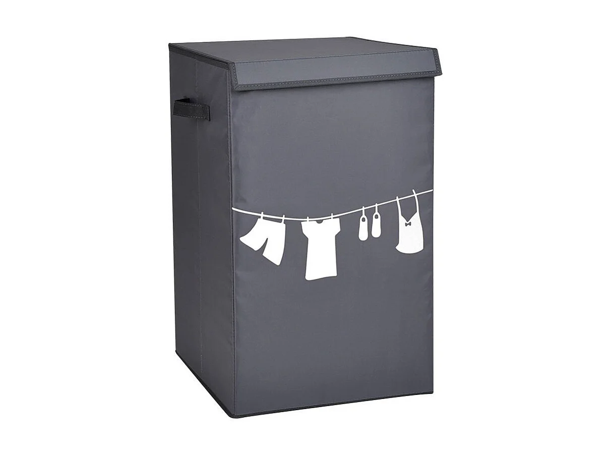 Panier à linge pliant avec couvercle