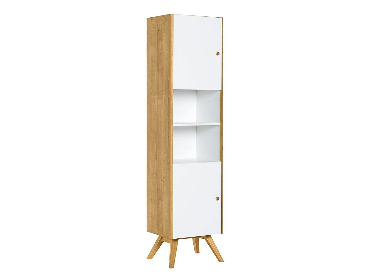Vitrine de 2 portas com prateleira central H207,5 cm - NATURE