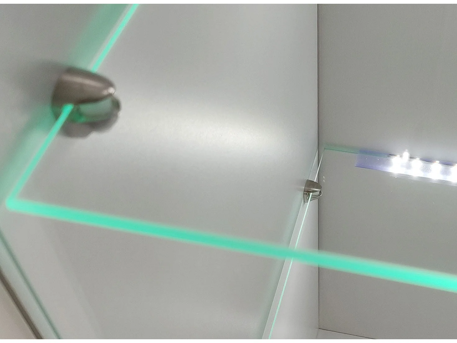 Bibliothèque avec vitrine 2 portes Karat - Fabrication Française